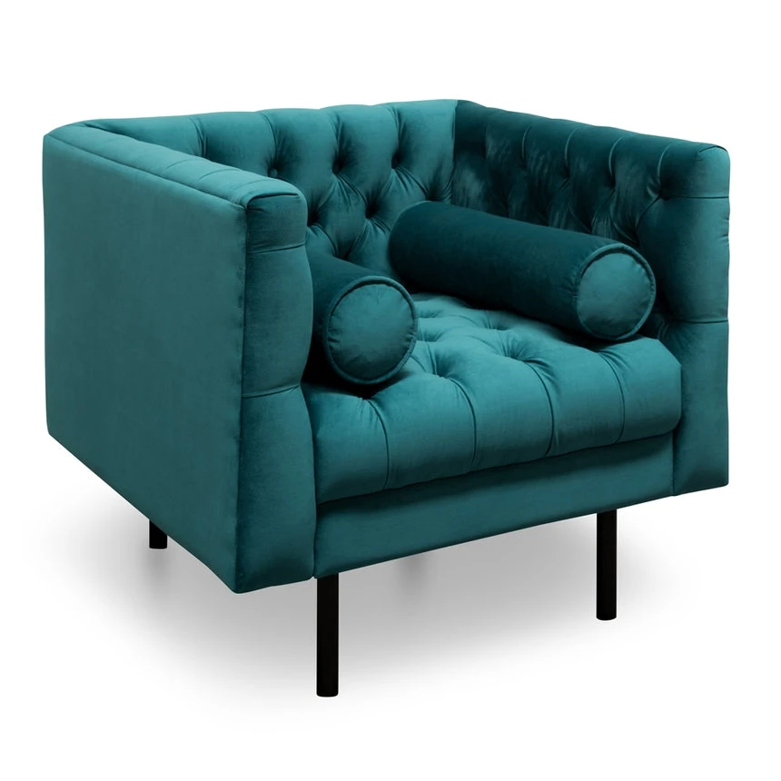 Armchair - Teal Green - Image 2