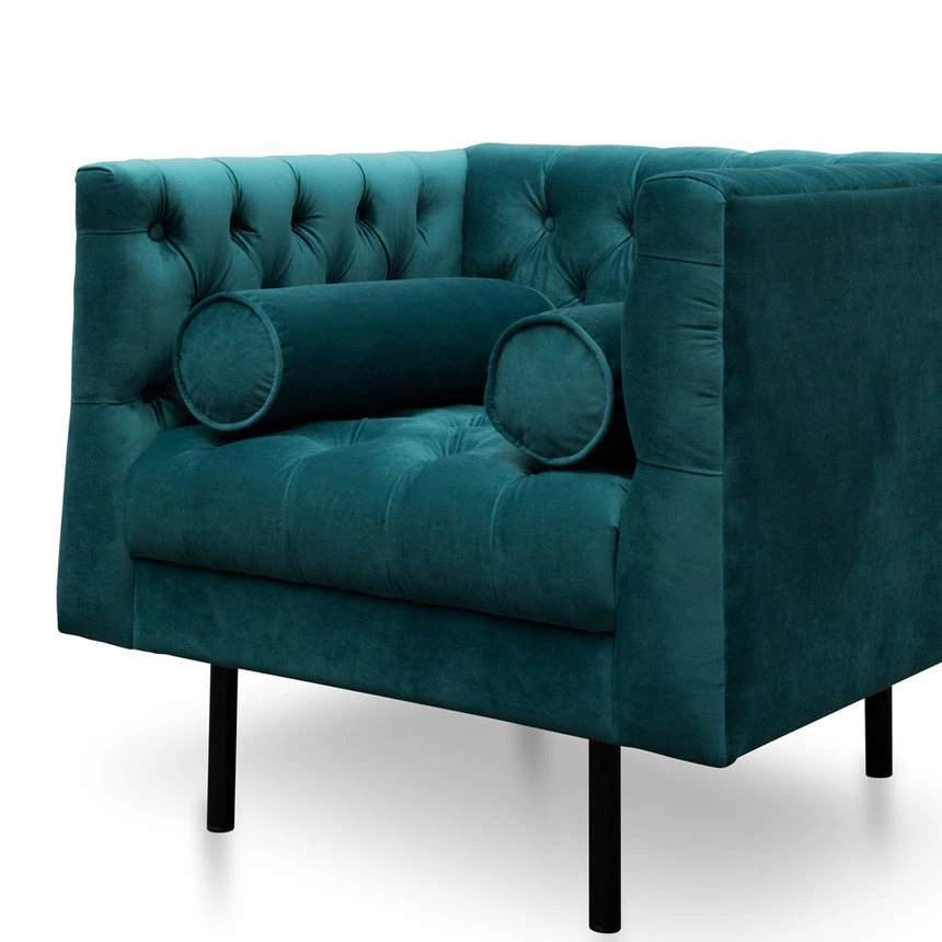 Armchair - Teal Green - Image 6