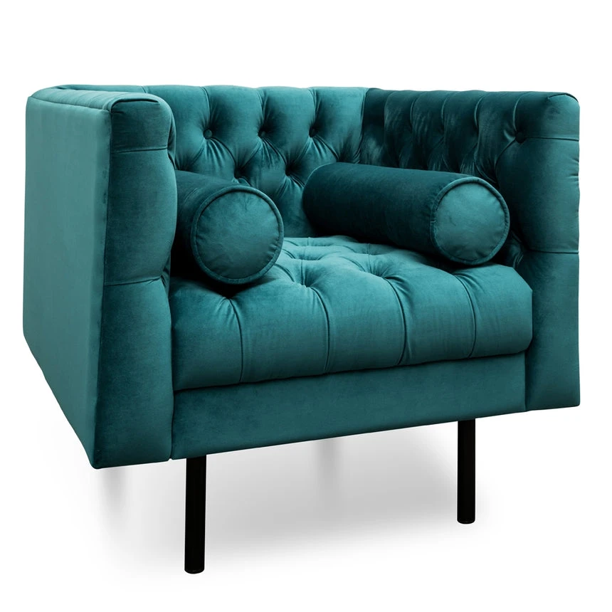 Armchair - Teal Green - Image 7