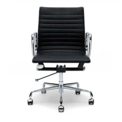 Leather Office Chair - Black