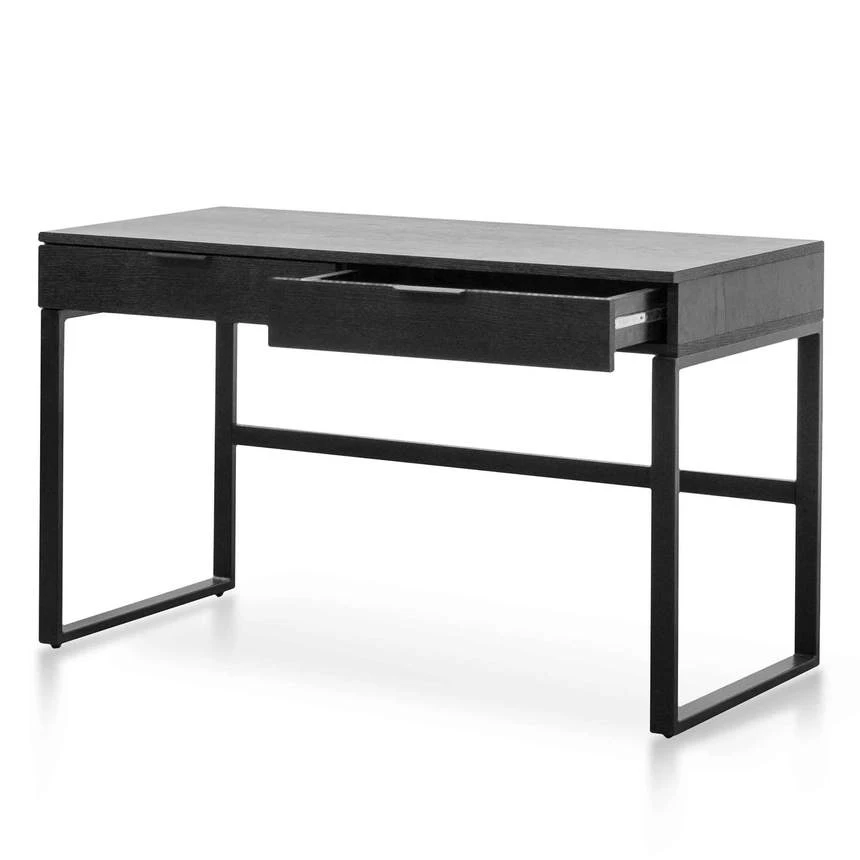 120cm Home Office Desk - Black - Image 4