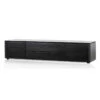 TV Entertainment Unit With Middle Drawer - Black Oak