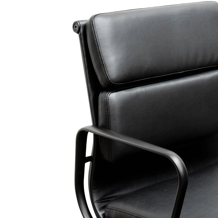 Low Back Office Chair - Full Black - Image 8
