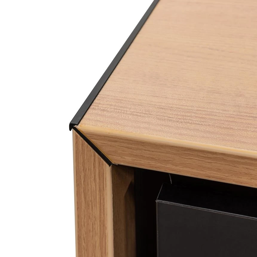 2.3m Left Return Office Desk - Natural - Image 14