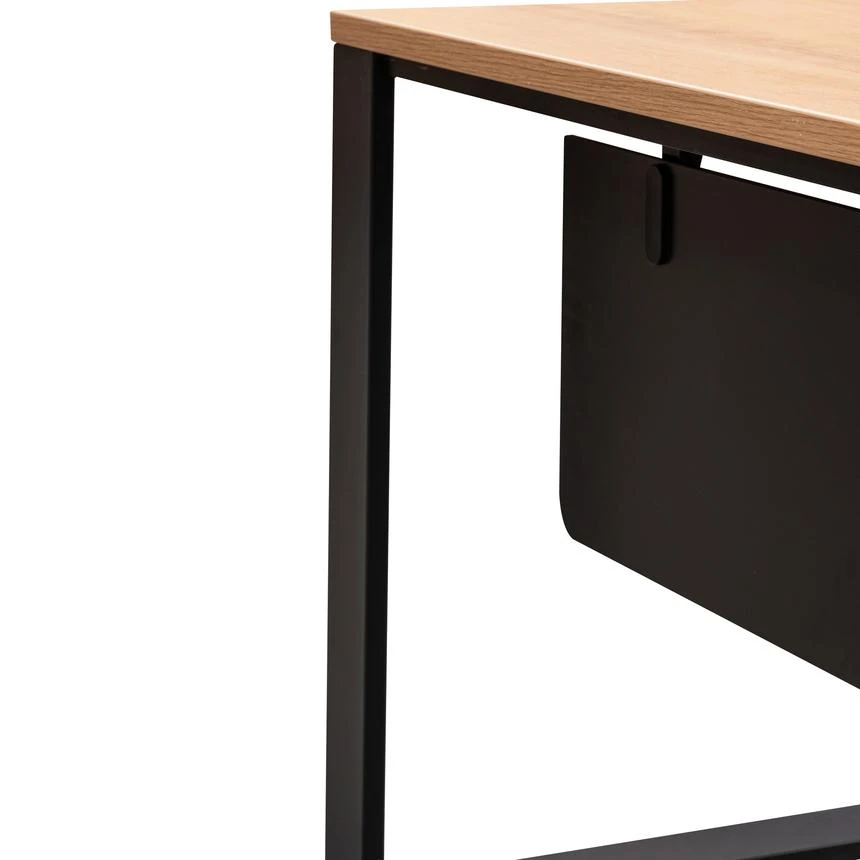 2.3m Left Return Office Desk - Natural - Image 15