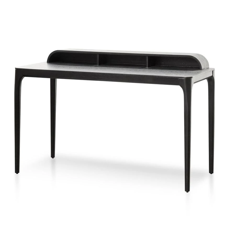 Wooden Home Office Desk - Black - Image 4