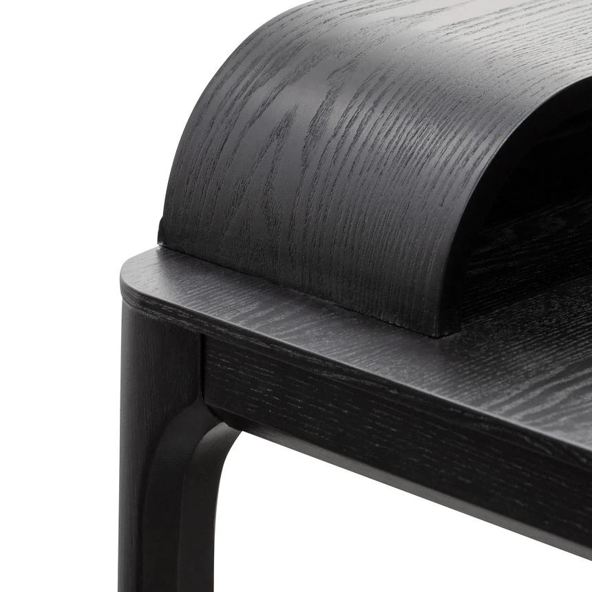 Wooden Home Office Desk - Black - Image 7