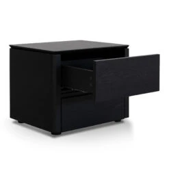 Bedside Table - Black Oak Veneer -Calibre Furniture Sales Store st2844 cn 3 860x f0cfb2df d731 4934 8deb 8ee9e5b01916