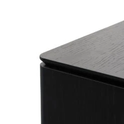 Bedside Table - Black Oak Veneer -Calibre Furniture Sales Store st2844 cn 8 860x 88b00d0a 0816 4e97 9e64 3c26eaddbad5