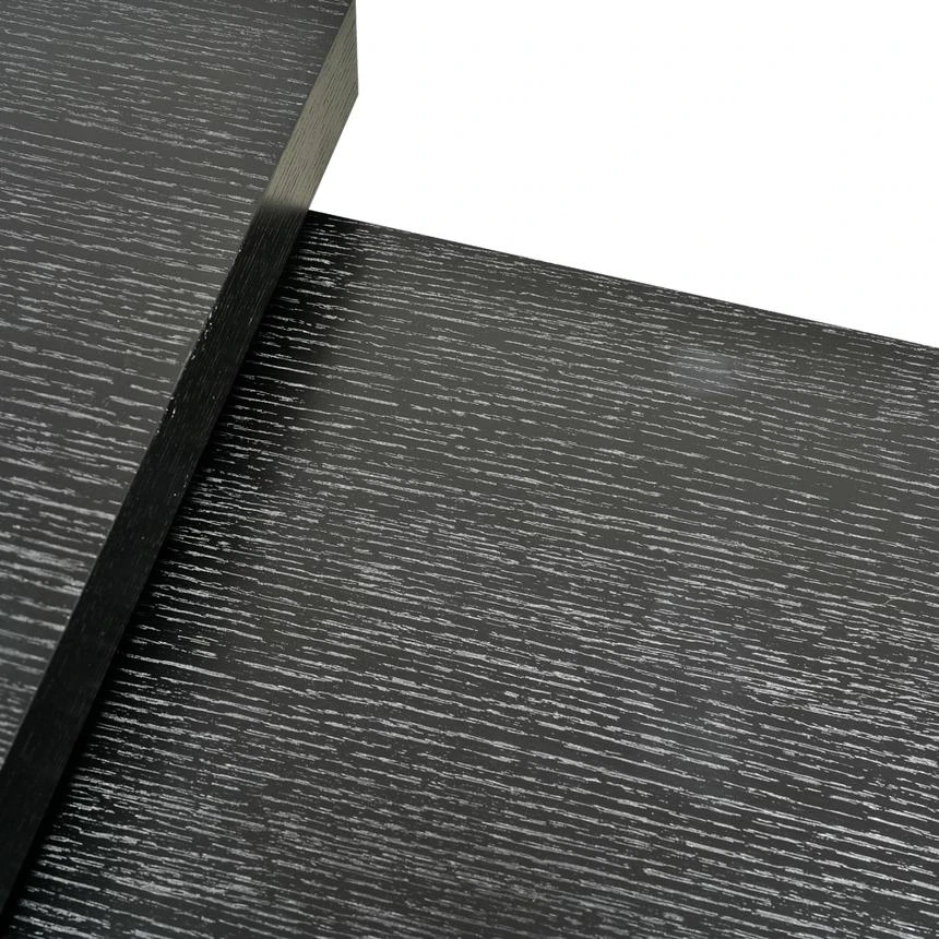 Scandinavian Lowline 2.4-3.07m Entertainment TV Unit - Full Black - Image 10