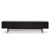 2.1m Wooden Entertainment TV Unit - Full Black