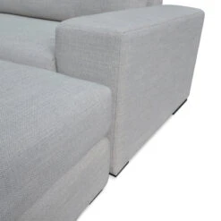 3 Seater Sofa With Chaise - Light Texture Grey -Calibre Furniture Sales Store vera 3 seater sofa with chaise light texture grey lc802 zoom 4 860x 27c62f12 3ad5 469e a7d9 32dbfe3dac60